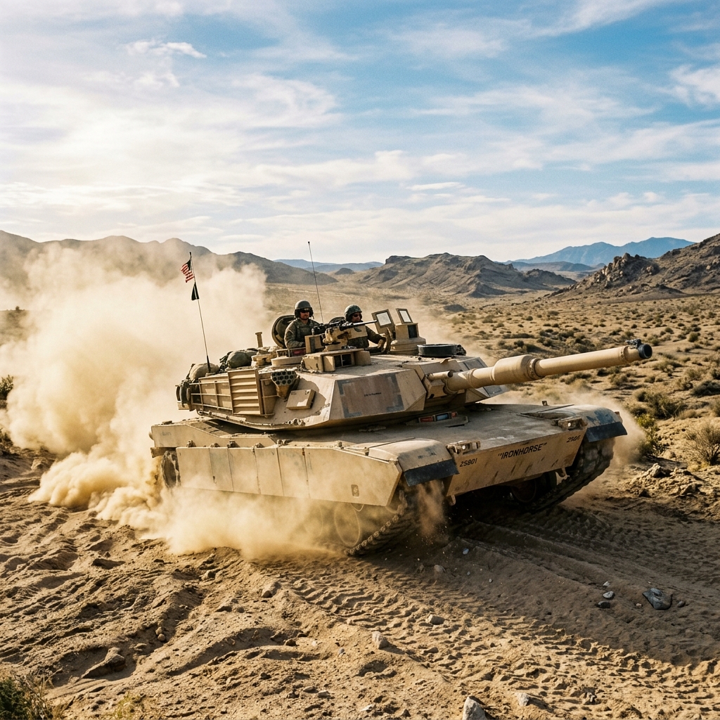 Modern battle tank