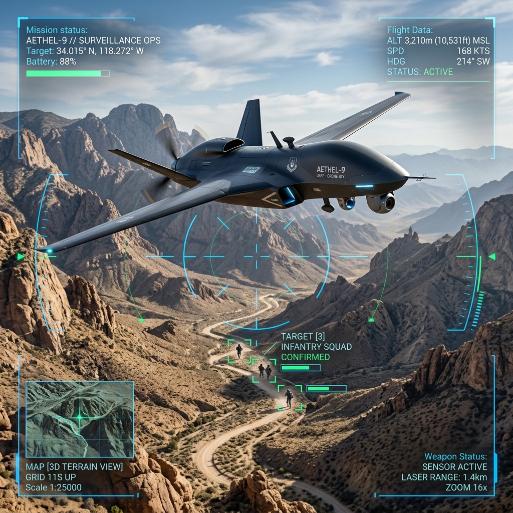 Military UAV drone